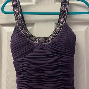Elegant Purple Cache Dress